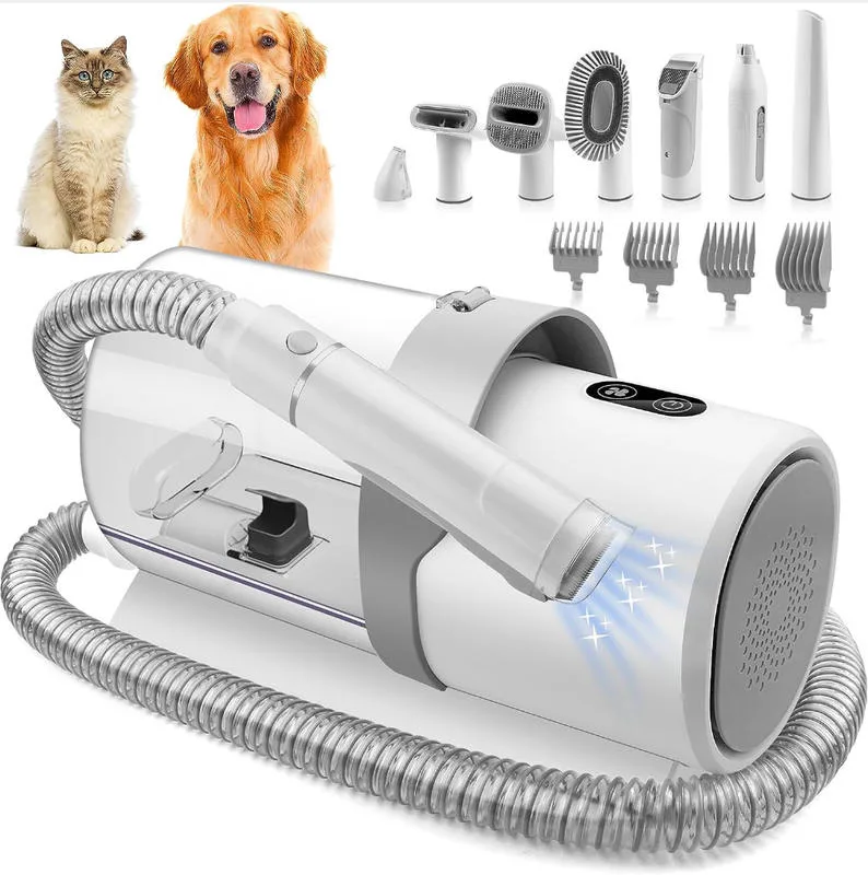7-in-1 Pet Grooming Vacuum and Clipper Set (PG-04)