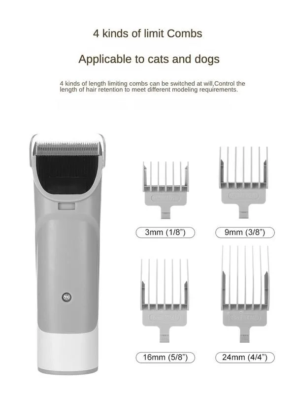 7-in-1 Pet Grooming Vacuum and Clipper Set (PG-04)