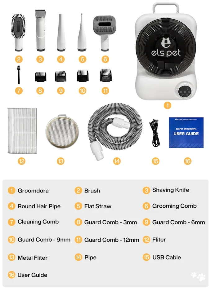 900W Pet Grooming Vacuum Dryer for Salon Retail (PG-05) - detail