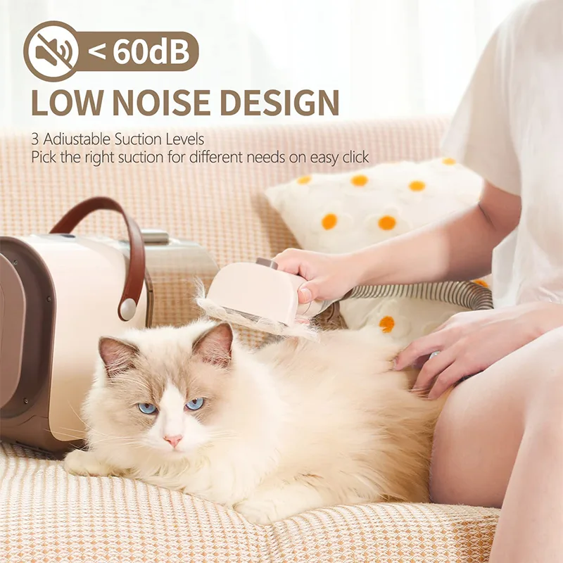 Pet Grooming Vacuum and Clipper Kit in Case (PG-06)