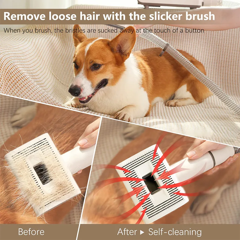Pet Grooming Vacuum and Clipper Kit in Case (PG-06)