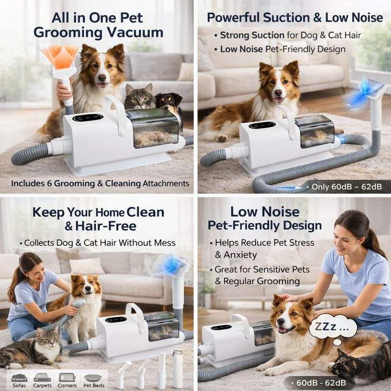 Measured Noise: What dB Ratings Really Mean for Grooming Vacuums and Fountains