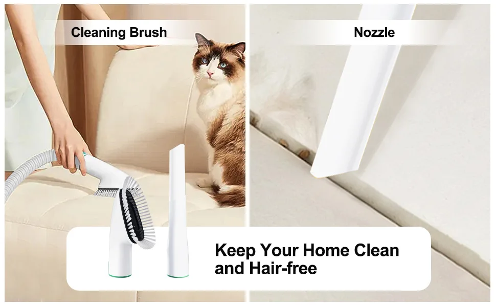 7-in-1 Dog Grooming Vacuum Kit, Multi-Plug (PG-09) - detail