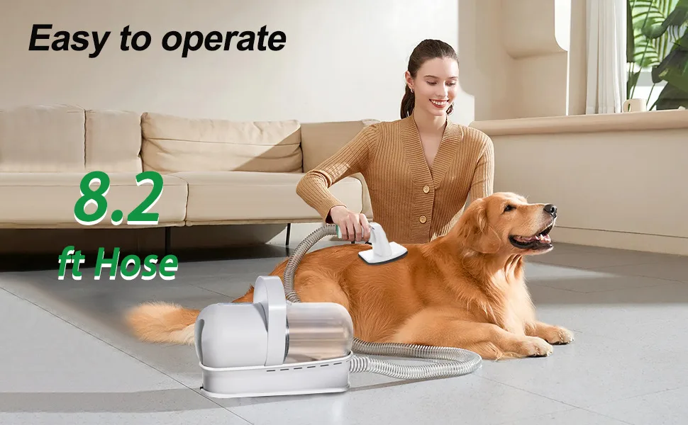 7-in-1 Dog Grooming Vacuum Kit, Multi-Plug (PG-09) - detail