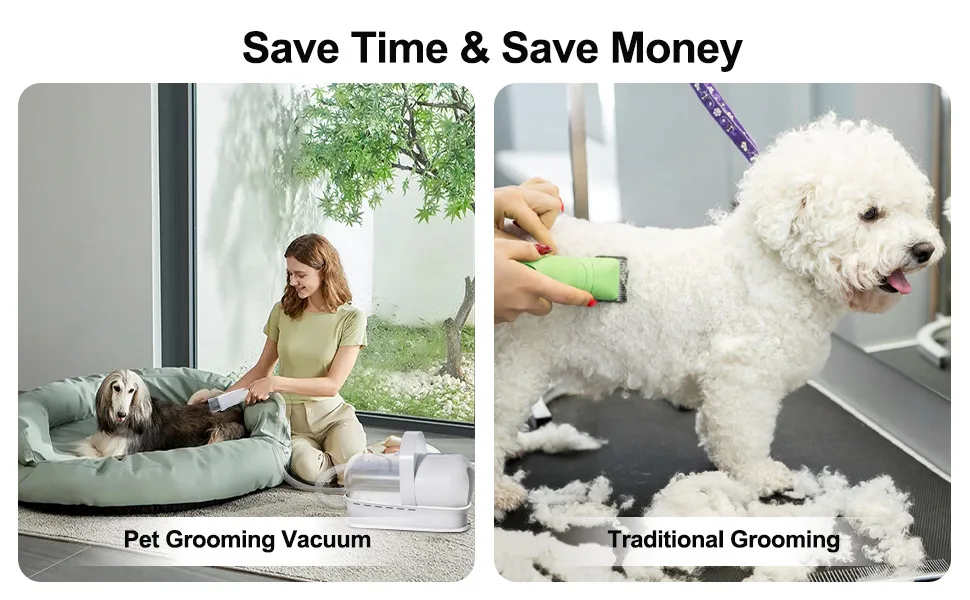 7-in-1 Dog Grooming Vacuum Kit, Multi-Plug (PG-09) - detail