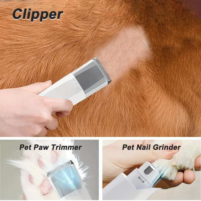 7-in-1 Dog Grooming Vacuum Kit, Multi-Plug (PG-09)