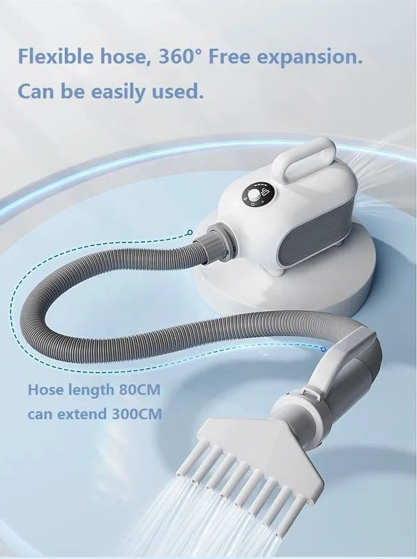 2000W Pet Hair Dryer with 3 Nozzles, Bulk (PG-10)