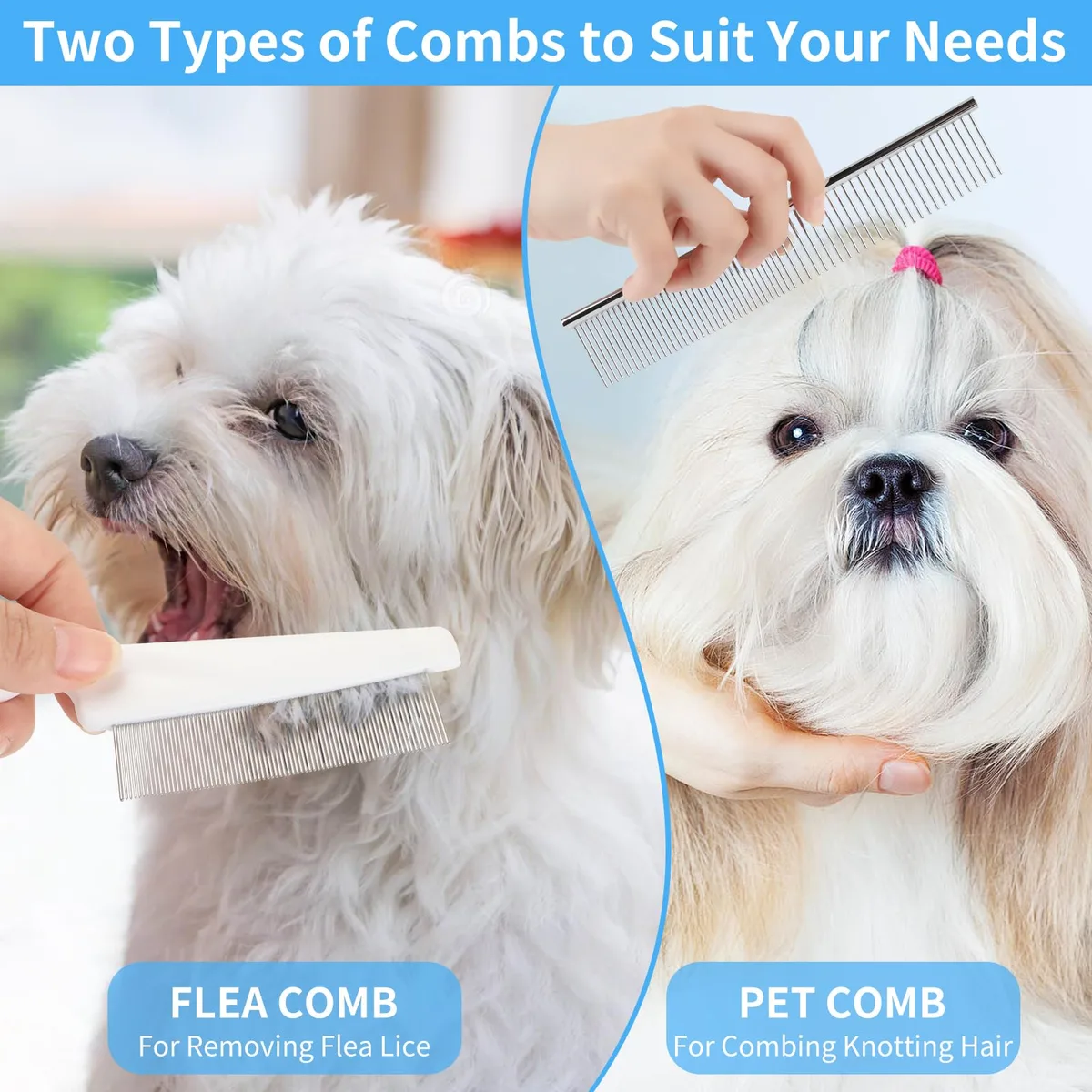 9-Tool Pet Grooming Combo Kit, Stock Ships Fast (PG-11) - detail