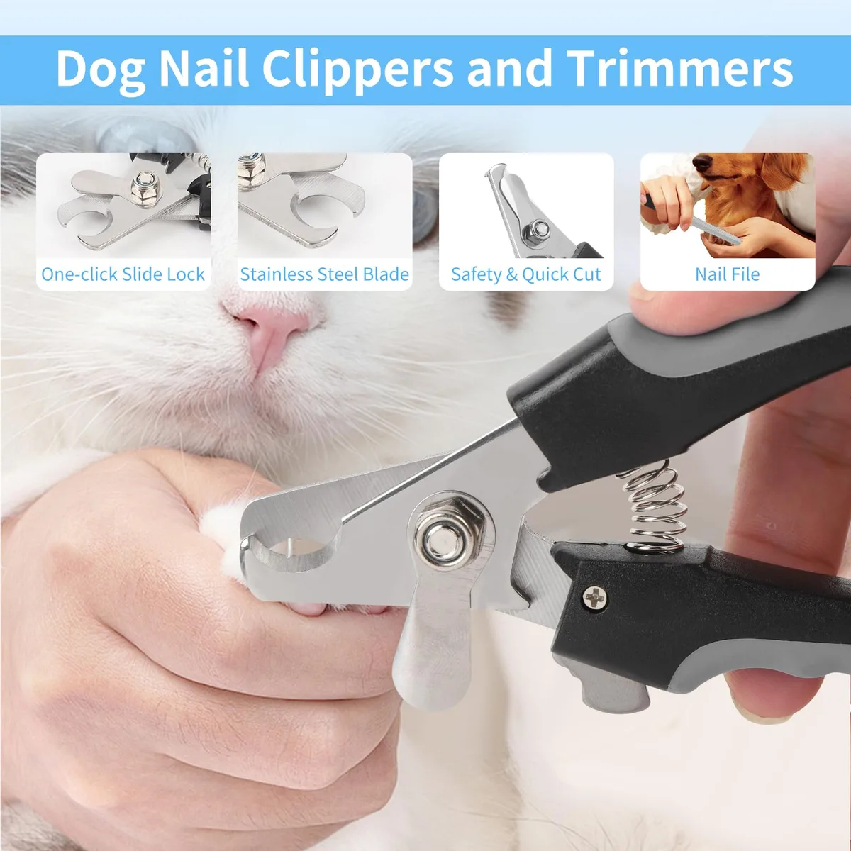 9-Tool Pet Grooming Combo Kit, Stock Ships Fast (PG-11) - detail