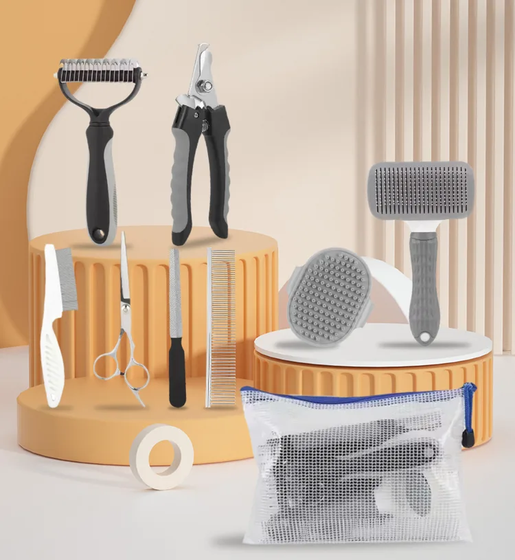 9-Tool Pet Grooming Combo Kit, Stock Ships Fast (PG-11) - detail