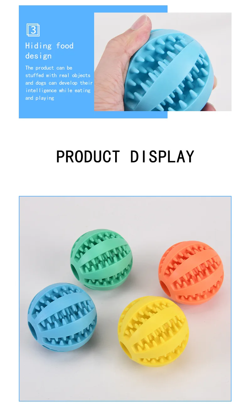 Bulk Natural Rubber Dog Chew Toy for Teeth Cleaning — Wholesale Stock - detail