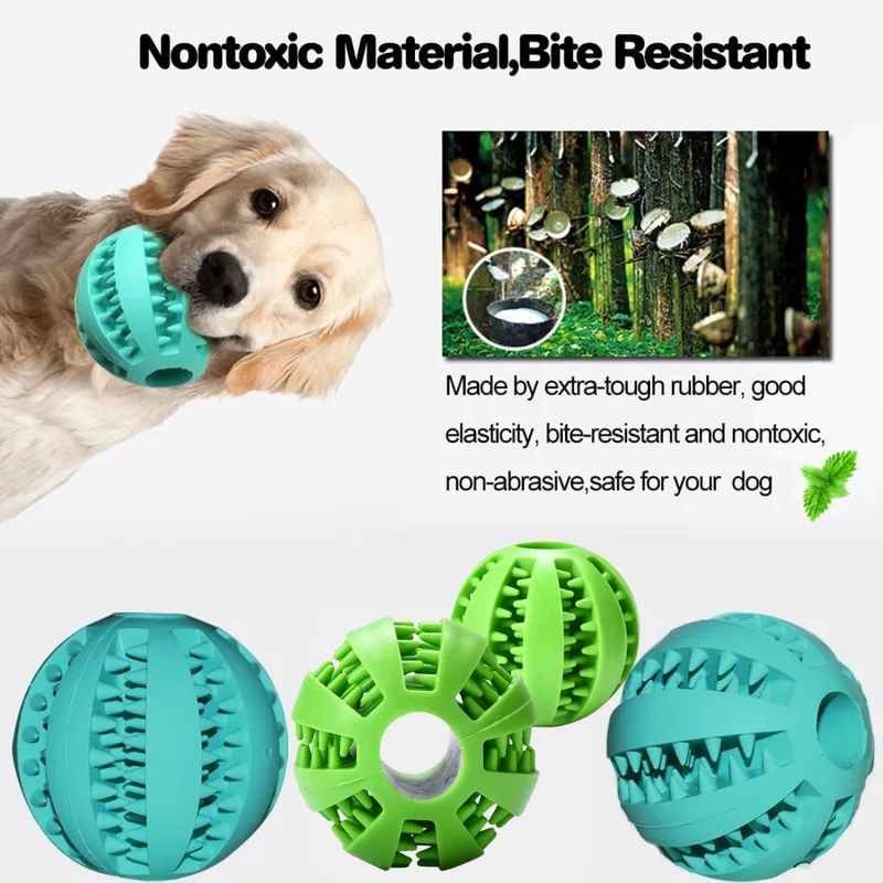 Bulk Natural Rubber Dog Chew Toy for Teeth Cleaning — Wholesale Stock