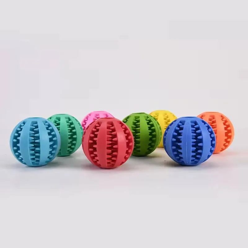 Bulk Natural Rubber Dog Chew Toy for Teeth Cleaning — Wholesale Stock