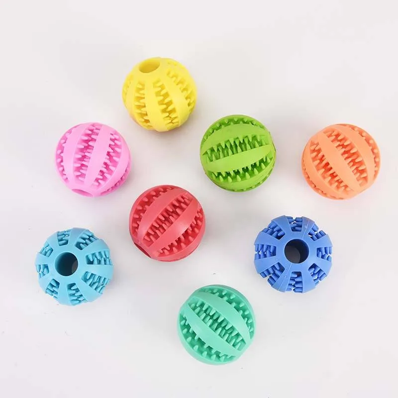 Bulk Natural Rubber Dog Chew Toy for Teeth Cleaning — Wholesale Stock