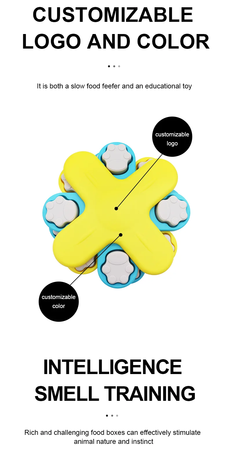 Dog Puzzle Feeder Board Wholesale — Treat Toy & Slow Feeder - detail