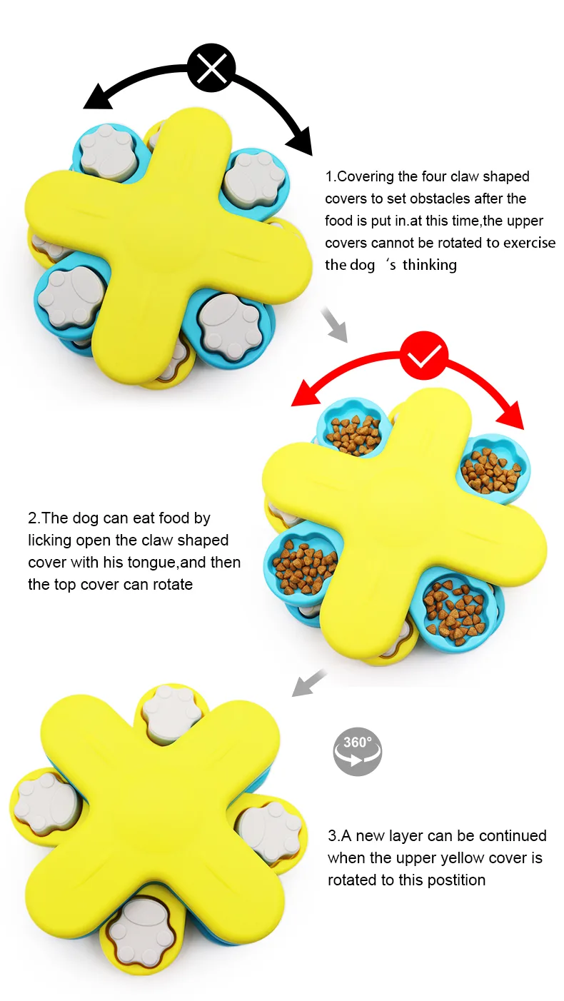 Dog Puzzle Feeder Board Wholesale — Treat Toy & Slow Feeder - detail
