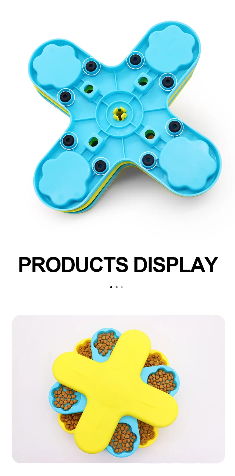 Dog Puzzle Feeder Board Wholesale — Treat Toy & Slow Feeder - detail