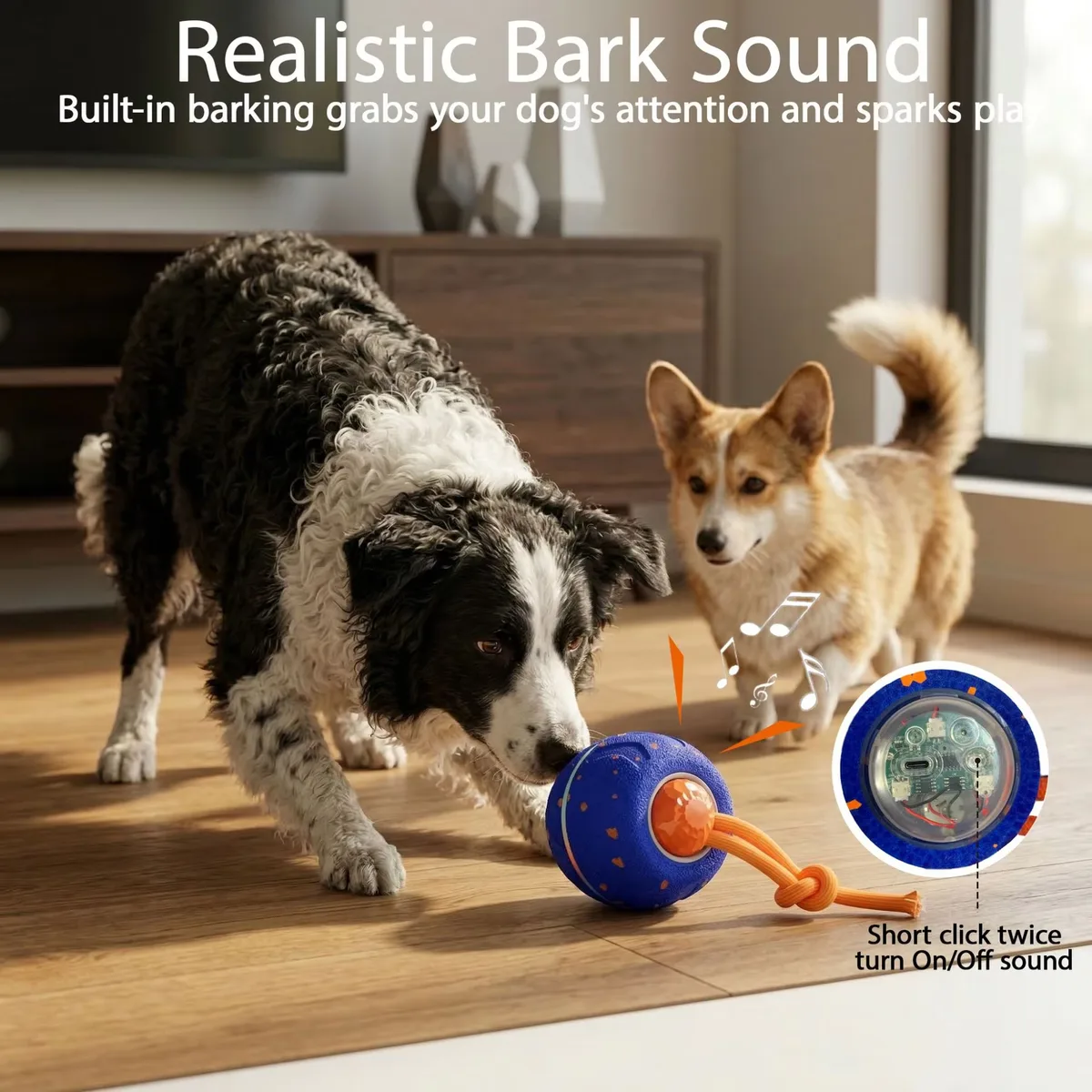 Electric Rolling Dog Ball Wholesale — Self-Play Motion Toy - detail