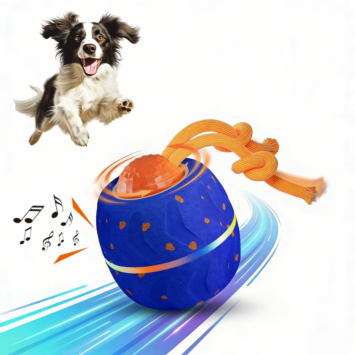 Electric Rolling Dog Ball Wholesale — Self-Play Motion Toy - detail