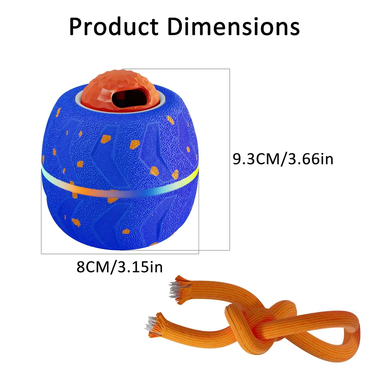 Electric Rolling Dog Ball Wholesale — Self-Play Motion Toy - detail