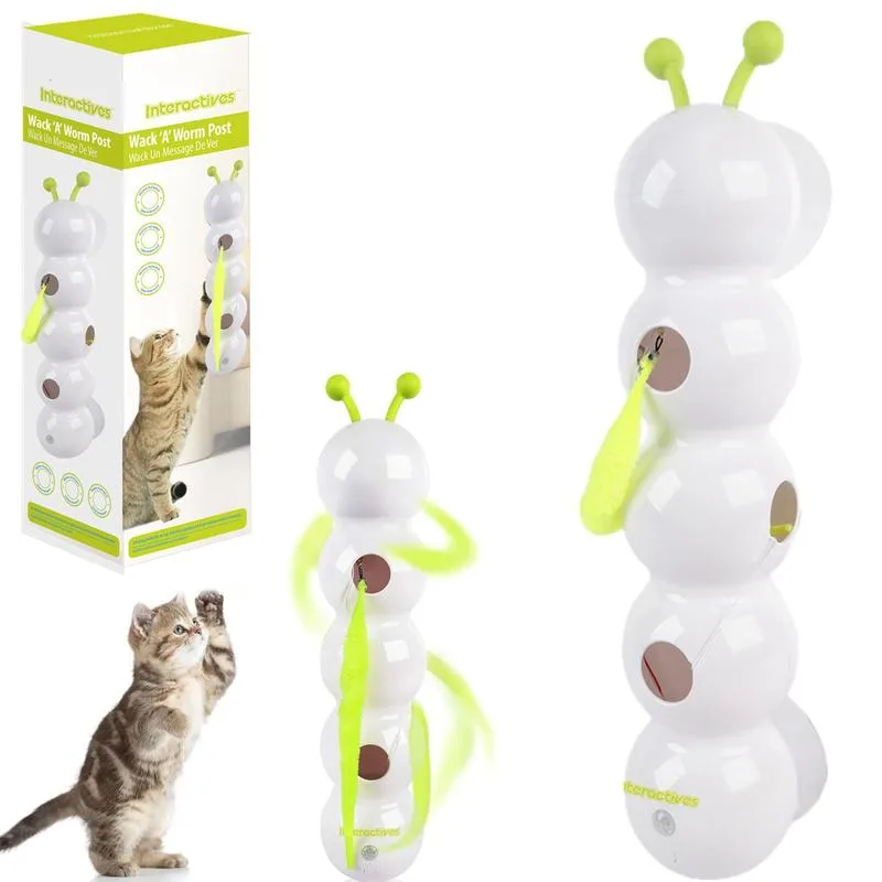 Motion-Activated Cat Feather Teaser Wholesale — 12-pc Start - detail