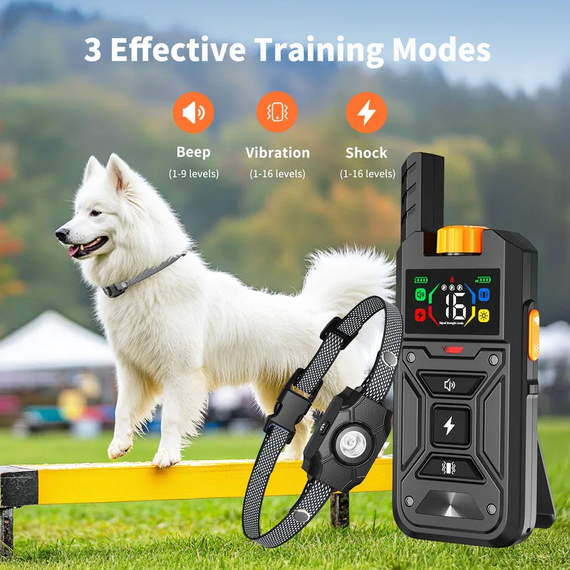 Dog Training Collar Wholesale — 800 m Remote, LED, 3 Channels - detail