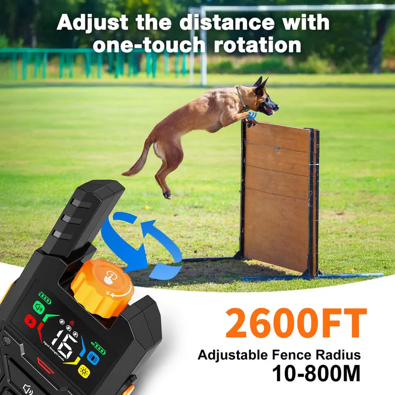 Dog Training Collar Wholesale — 800 m Remote, LED, 3 Channels